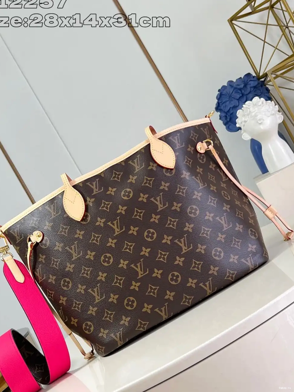 Louis Neverfull Out Inside Bandoulière Vuitton MM-31*28*14cm 0502